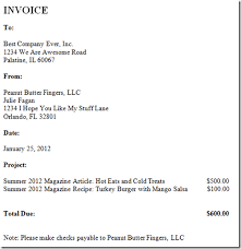 How To Write Up An Invoice For Freelance Work 14 New