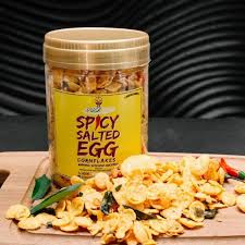 Very easy to put together cons. Aducktive Spicy Salted Egg Cornflakes Viral Shopee Singapore