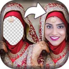 wedding hijab photo mone free face