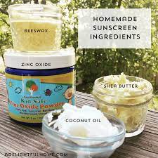 all natural homemade sunscreen recipe