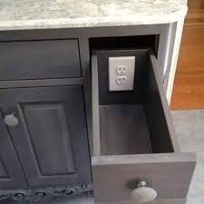 add a plug outlet to a drawer the diy