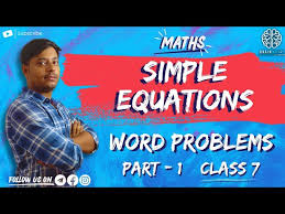 Simple Equations Based On Word