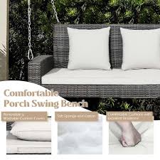 Patio Hanging Porch Swing Rattan