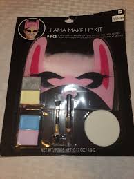 pink llama make up kit halloween face