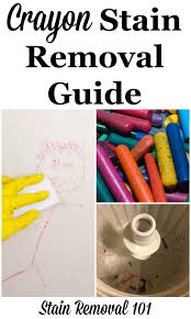 crayon stain removal guide for