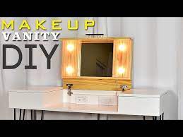 diy makeup vanity desk with storage