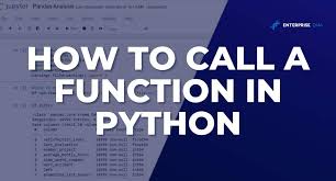 how to call a function in python the