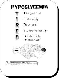 Hypoglycemia I Love This Symptom Chart So Easy To Remember