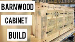 barnwood kitchen cabinet build you