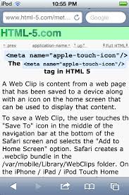 html meta meta list