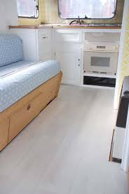 laying laminate flooring in a caravan