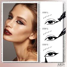 china black eyeliner for perfect winged