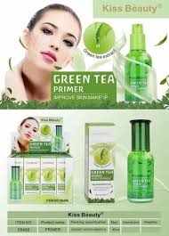 kiss beauty green tea primer packaging