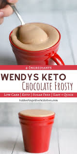 wendy s keto chocolate frosty er