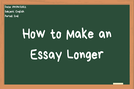 Learn how to make your essays longer, more engaging, and more suitable for submission. How To Make An Essay Longer A Guide On How To Fill The Paper Length Requirements