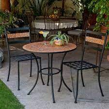 Bistro Table Outdoor Metal Patio Furniture
