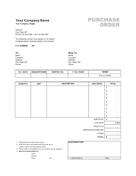 Purchase Order Excel Format Template Sample Form Biztree Com