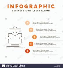 Organization Chart Infographics Design Stock Photos
