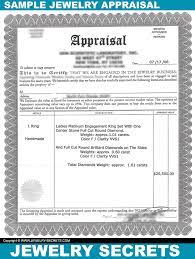 appraisals are not certificates