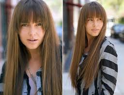 Pop star hair curler craze hair. 10 Stylish Variants Of Long Hairstyles With Bangs And How To Do