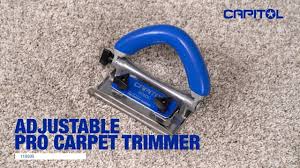 adjule pro carpet trimmer capitol