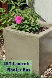 diy concrete planter