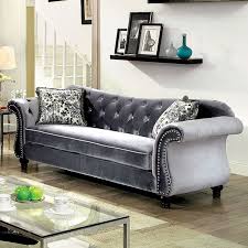 Jolanda Grey Sofa Set For