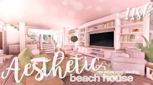 bloxburg aesthetic beach house no