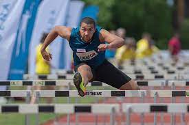The following facility will provide you with some checkpoint hurdle touchdown times that can be used when aiming for a particular time goal for 100m hurdles for women, 110m hurdles for men and 400m hurdles for men and women. Hurdling Wikipedia