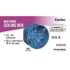 Non Metallic Ceiling Fan Electrical Box
