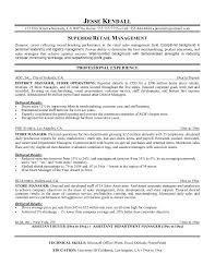 Retail Manager Resume Examples 2016 Resume Template Info