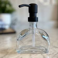 Half Moon Recycled Glass Soap Dispenser