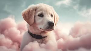 pink collar dog background images hd