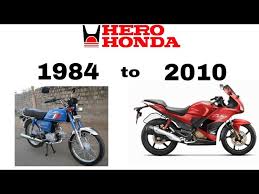 hero honda bikes list