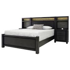 roca queen platform bed w nightstands