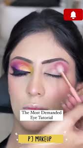 colourful eye makeup look