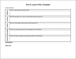 Formal Lesson Plan Template Formal Lesson Plan Template