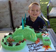 Dragon Birthday Cake For Boy gambar png