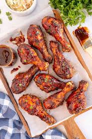 air fryer bbq en drumsticks