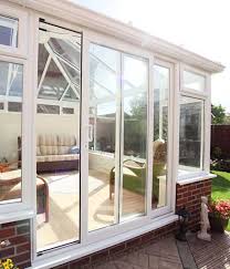 White 2 Pane Sliding Patio Doors