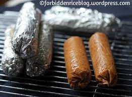 homemade vegetarian hot dogs