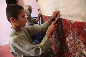 afghan carpet weavers eye china as