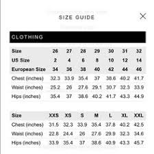 Zara Size Chart Related Keywords Suggestions Zara Size