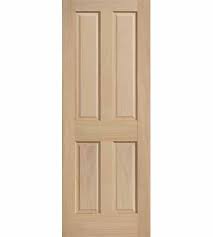 4 Panel Wood Door Windsor Plywood
