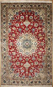 persian silk and wool nain rugs r8468