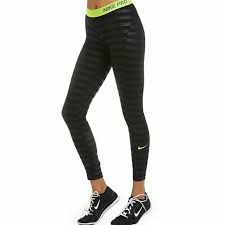 Nike Pro Hyperwarm Stripe Embossed Tights Leggings