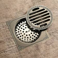 Bronze Floor Drain Anti Odour Anti