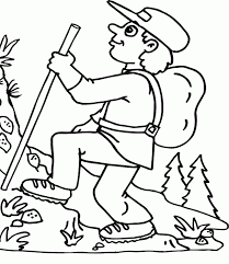 View full size and print (pdf). Hiking The Mountain In Summer Coloring Pages Summer Coloring Coloring Home
