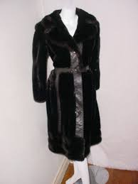 Vintage Faux Fur Coat Tissavel France