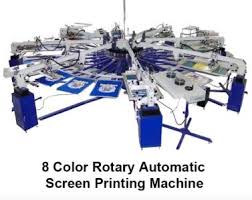 t shirt auto rotary screen printing